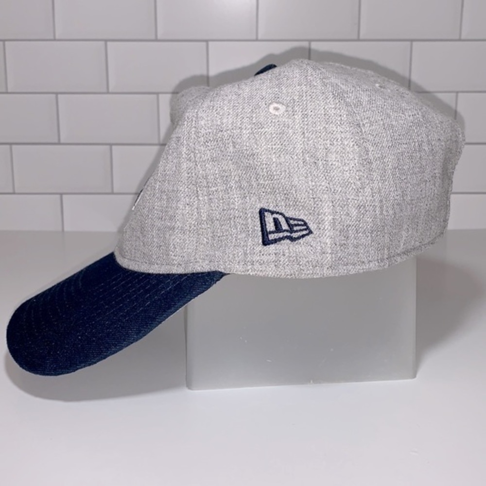 Utah Jazz NBA basketball slide adjustable baseball hat. Grey & Navy blue. - Picture 2 of 9